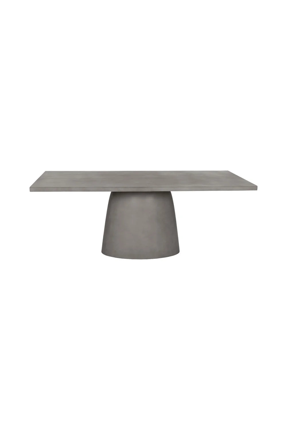 Luxury Rectangular Concrete Dining Table Modern Italian Style for Villa