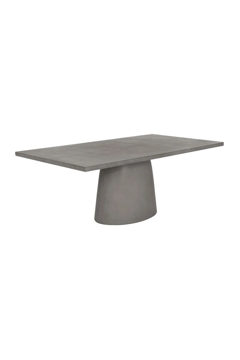 Luxury Rectangular Concrete Dining Table Modern Italian Style for Villa