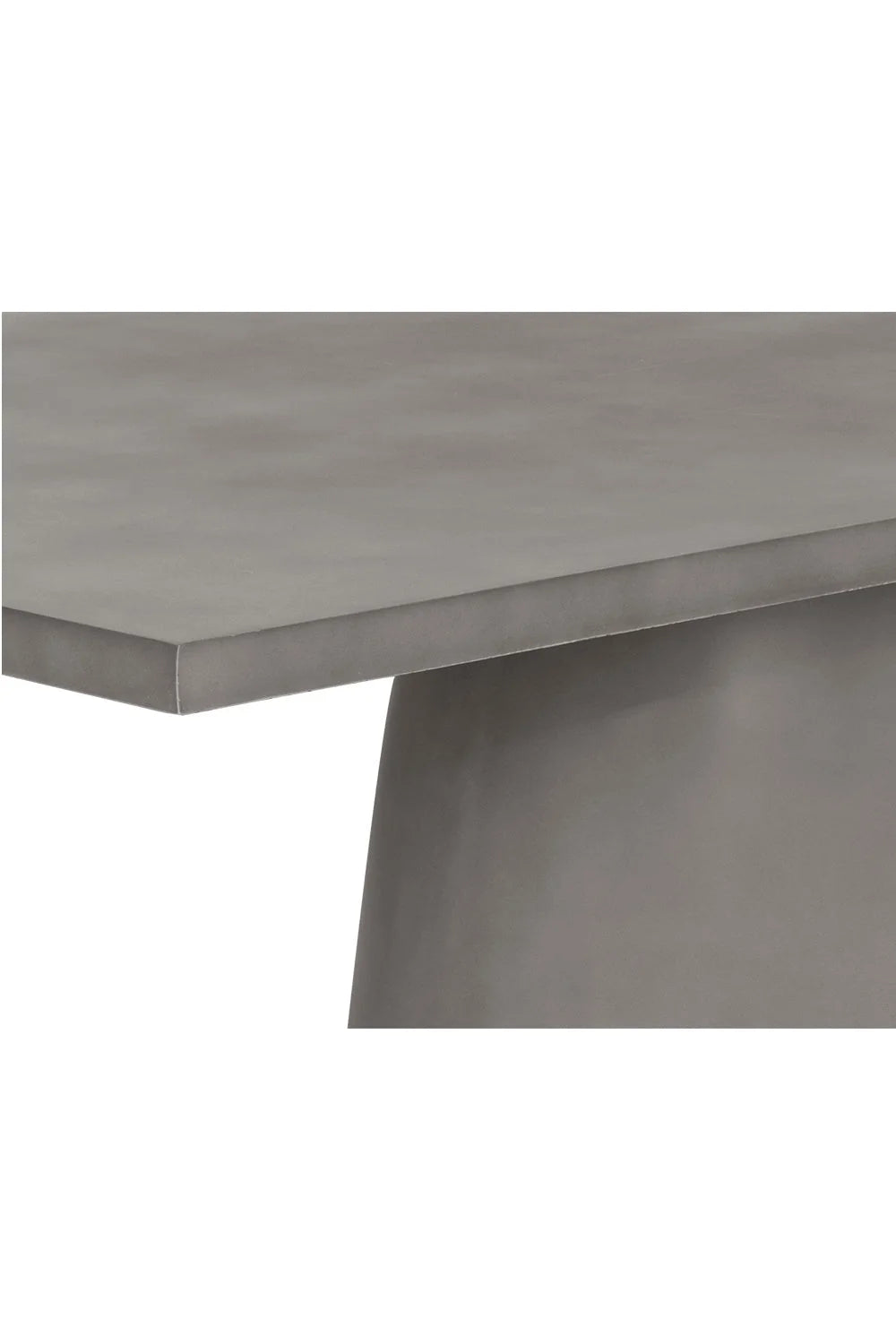 Luxury Rectangular Concrete Dining Table Modern Italian Style for Villa
