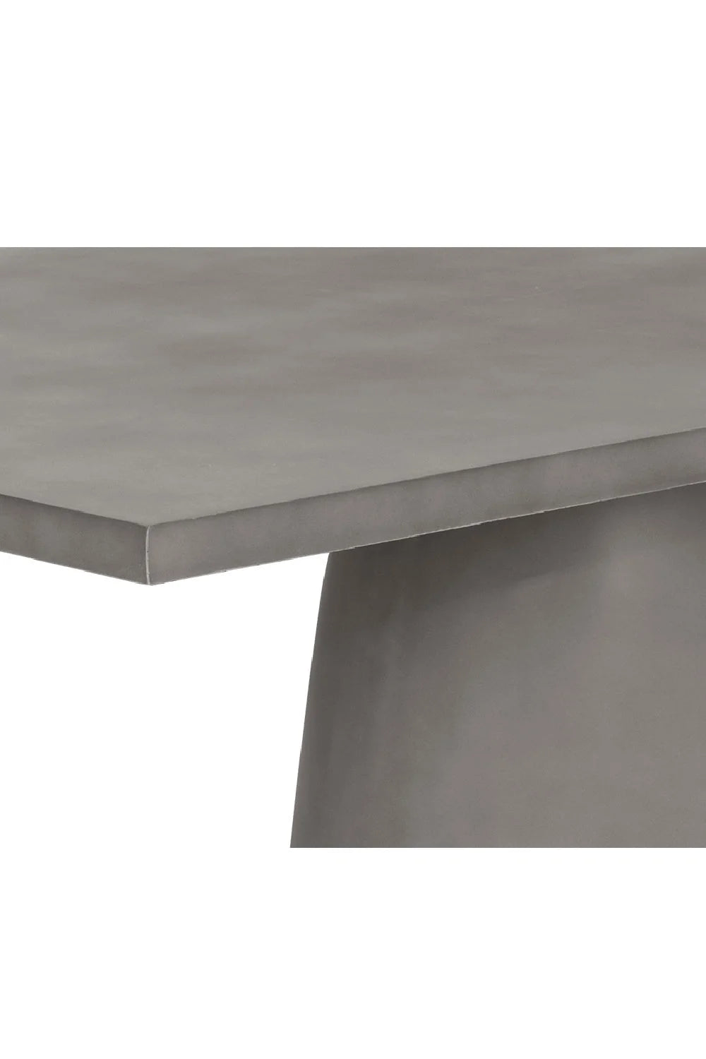 Luxury Rectangular Concrete Dining Table Modern Italian Style for Villa