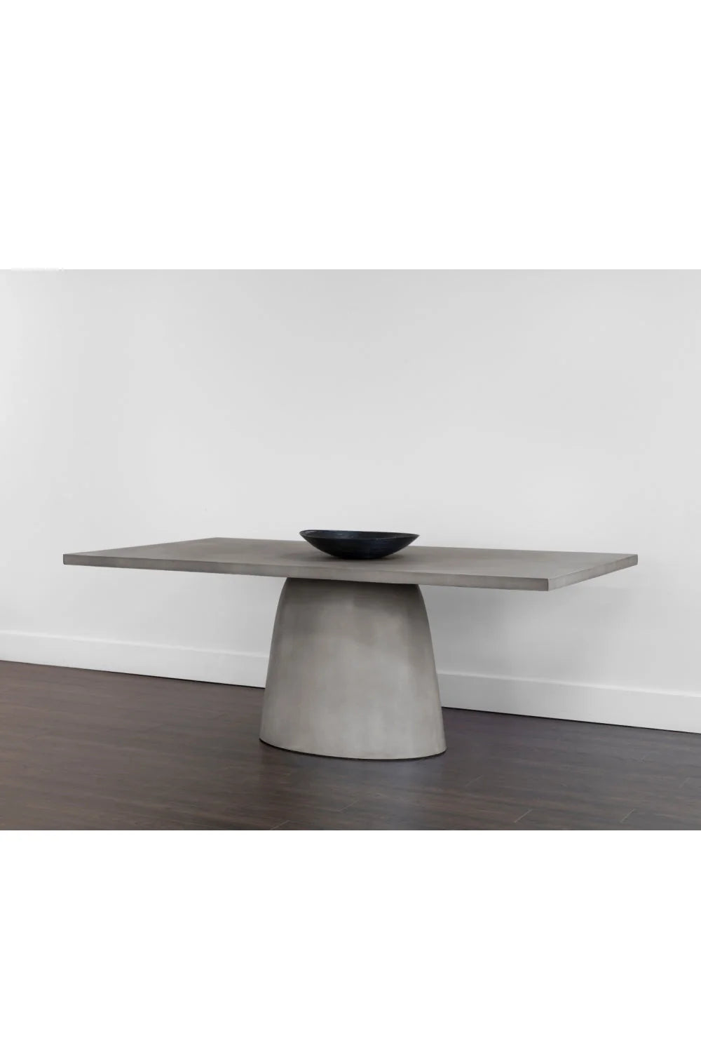 Luxury Rectangular Concrete Dining Table Modern Italian Style for Villa