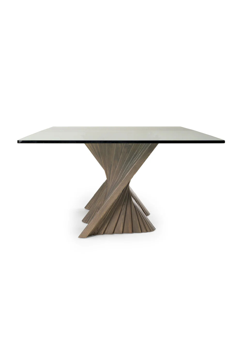 Luxury Rectangular Glass Dining Table Modern Italian Style for Villa