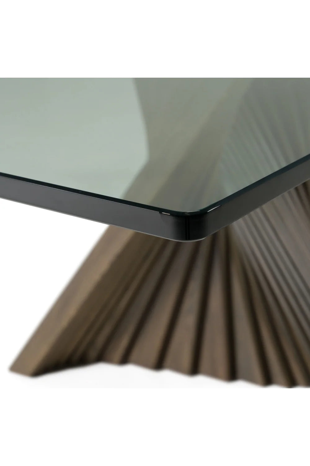 Luxury Rectangular Glass Dining Table Modern Italian Style for Villa