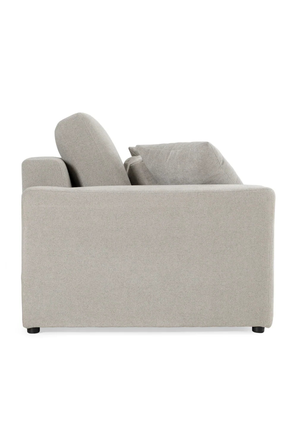Luxury Rectangular Gray Fabric Sofa Modern Italian Style for Villa