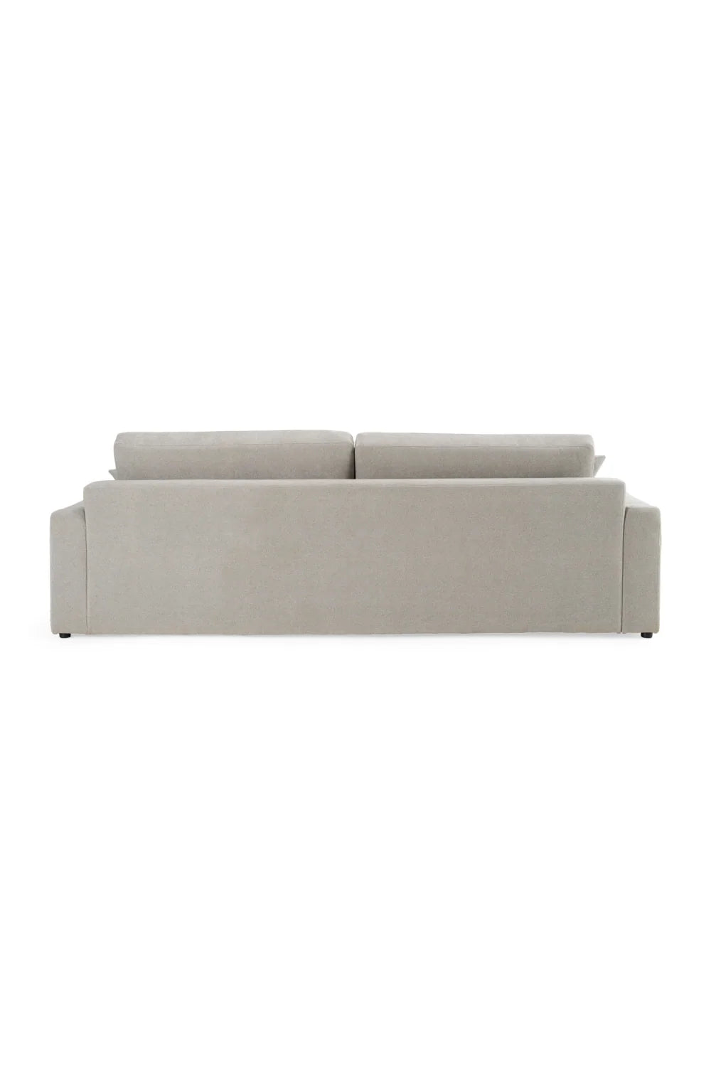 Luxury Rectangular Gray Fabric Sofa Modern Italian Style for Villa