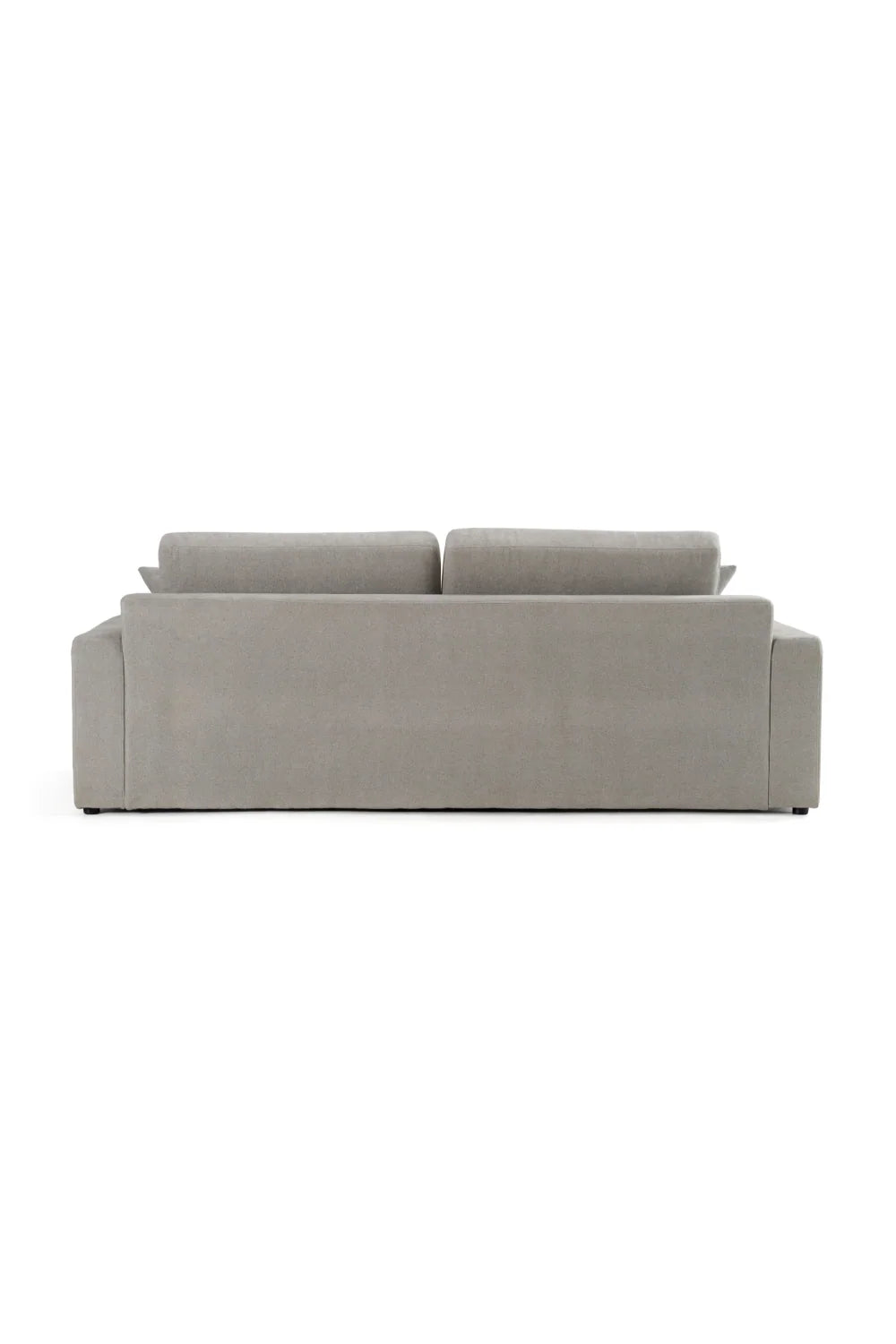 Luxury Rectangular Gray Fabric Sofa Modern Italian Style for Villa