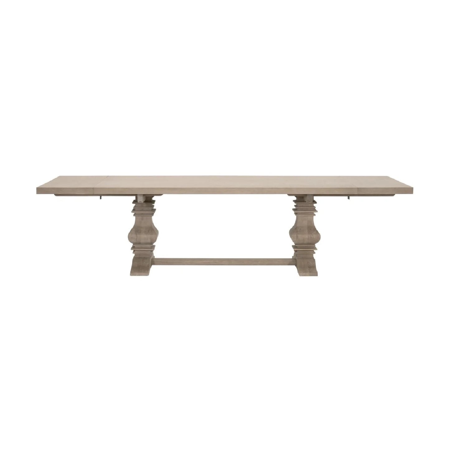 Luxury Rectangular Gray Oak Dining Table Modern Italian Style for Villa