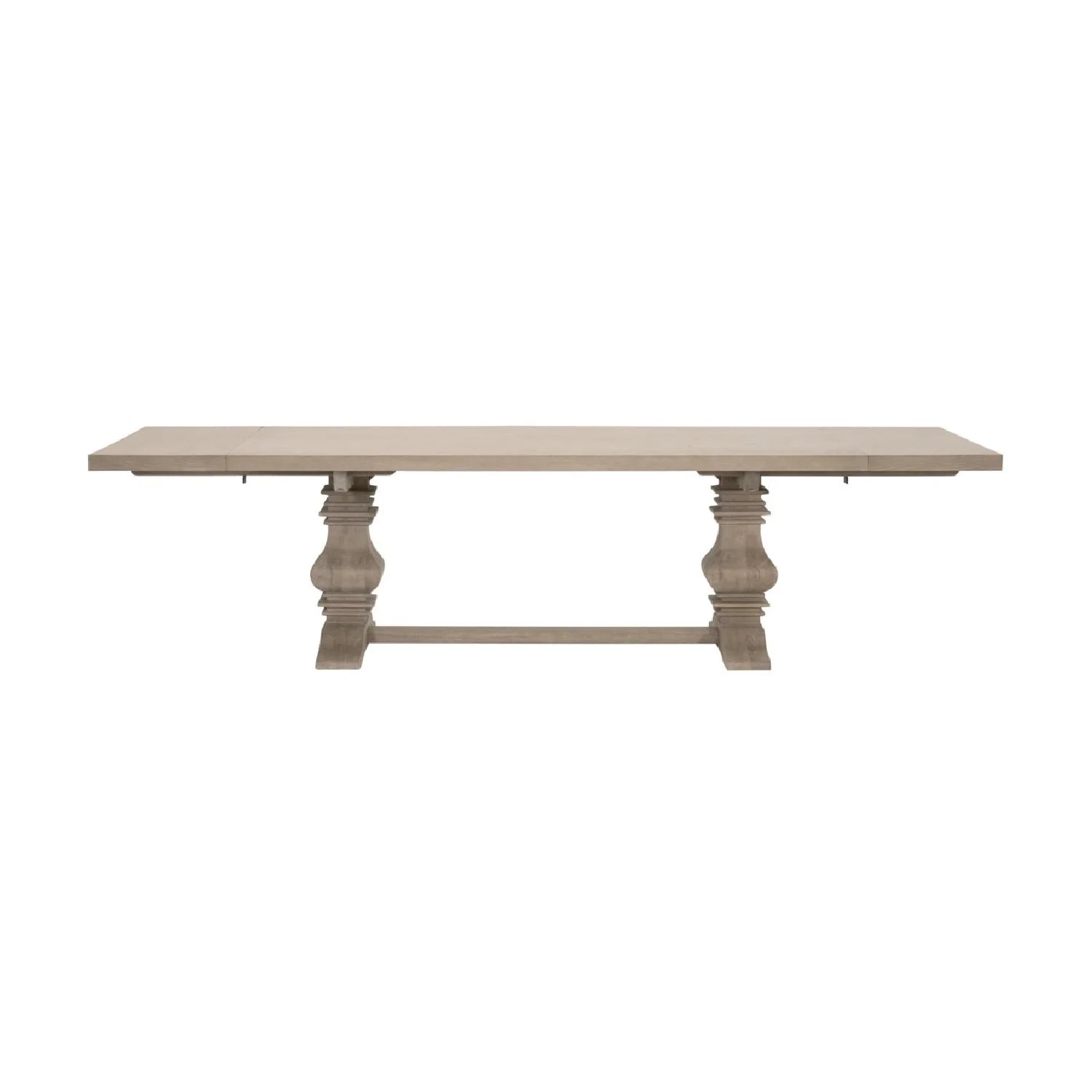 Luxury Rectangular Gray Oak Dining Table Modern Italian Style for Villa