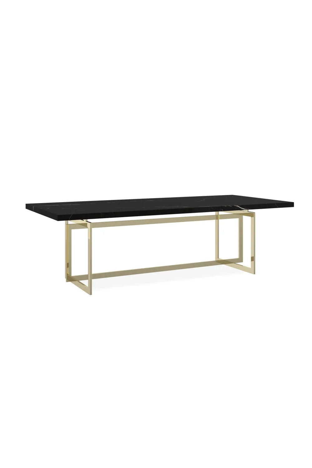 Luxury Rectangular Marble Dining Table Modern Italian Style for Villa