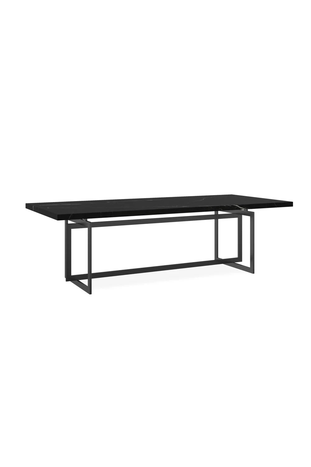 Luxury Rectangular Marble Dining Table Modern Italian Style for Villa