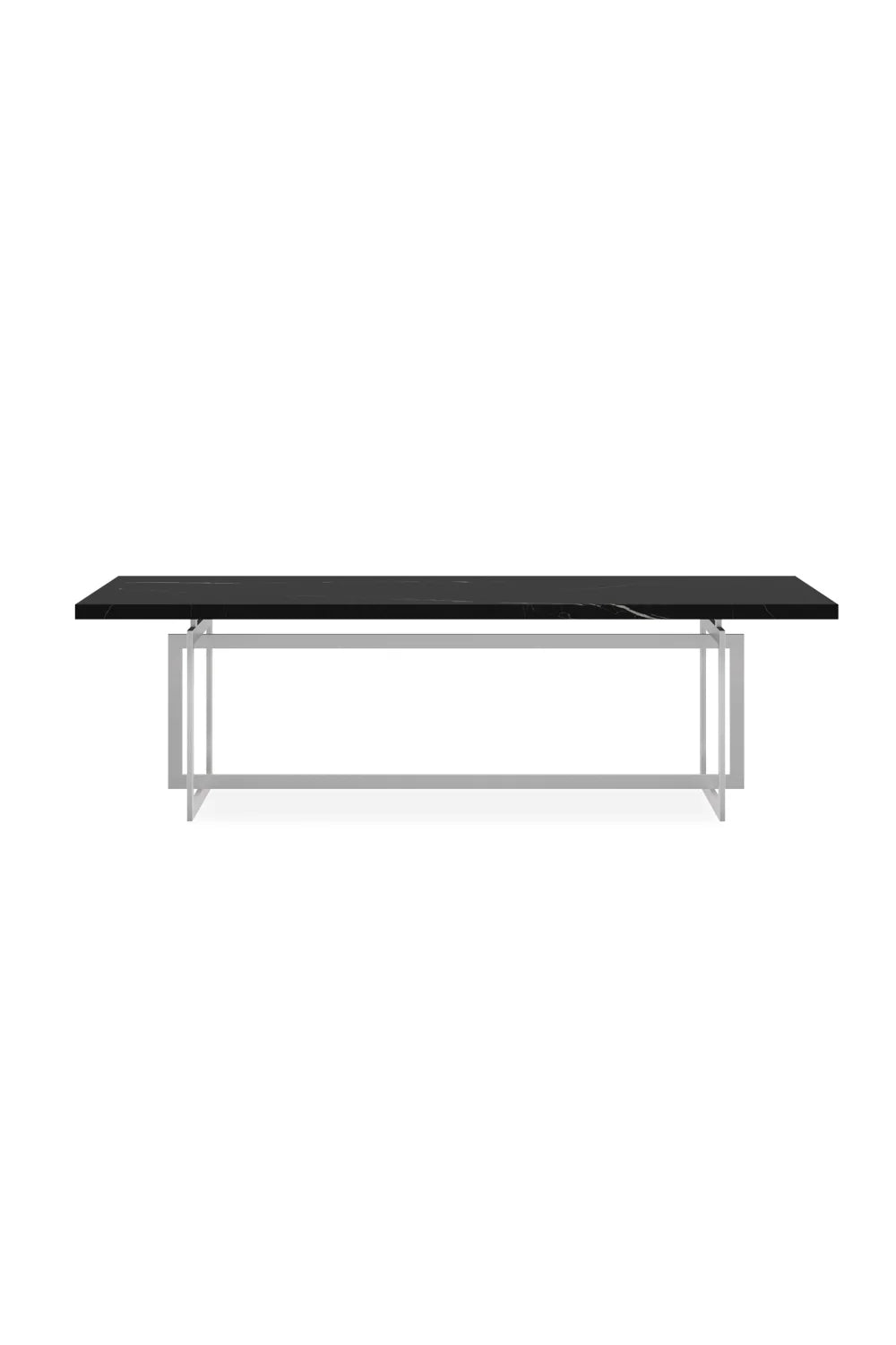 Luxury Rectangular Marble Dining Table Modern Italian Style for Villa