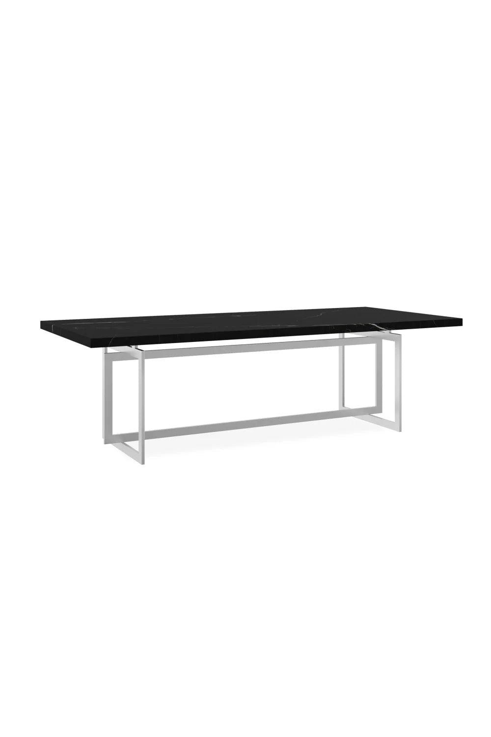 Luxury Rectangular Marble Dining Table Modern Italian Style for Villa