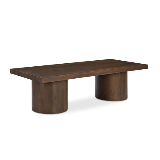 Luxury Rectangular Neem Wood Coffee Table Modern Italian Style for Villa