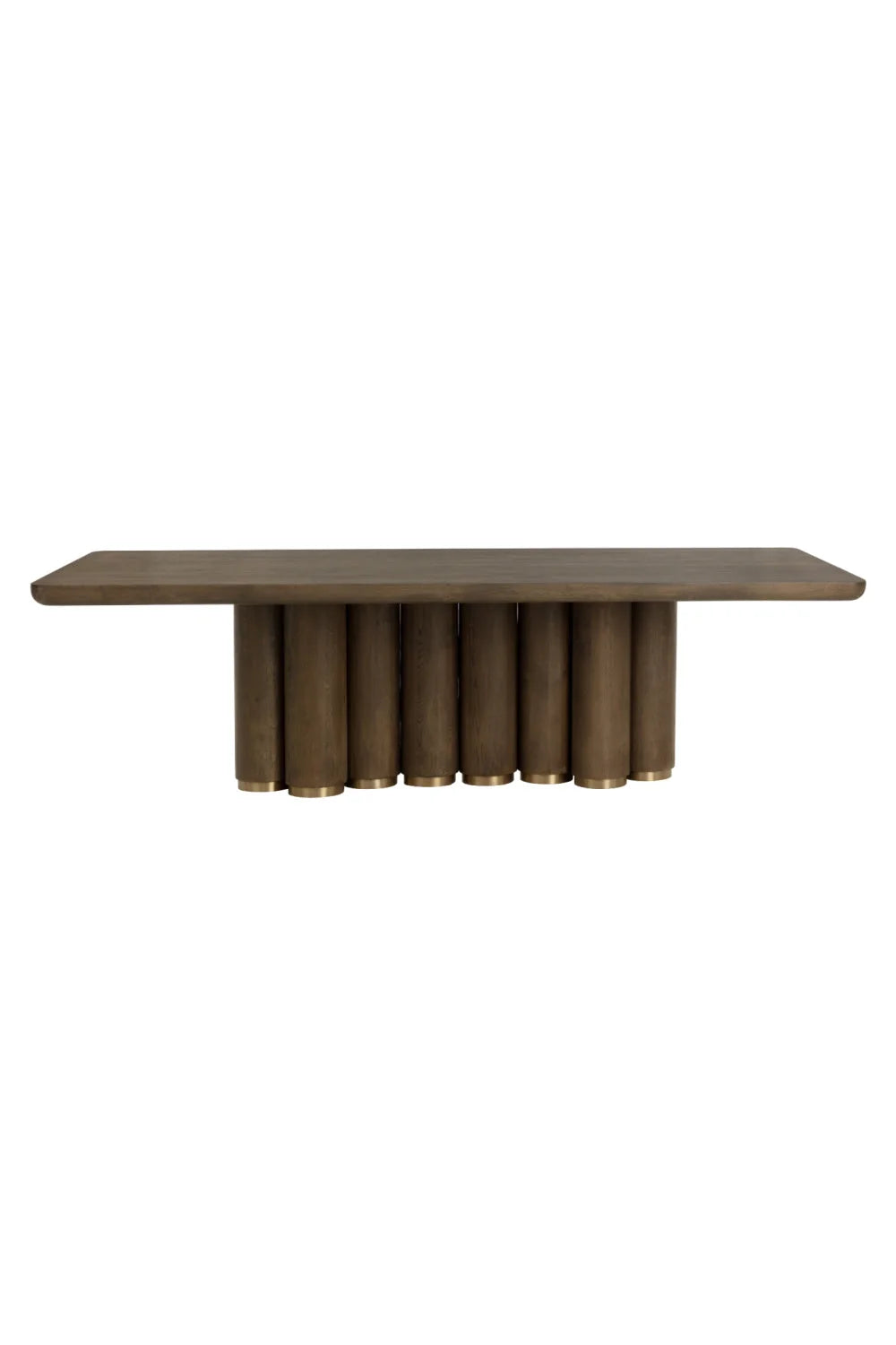 Luxury Rectangular Oak Dining Table Modern Italian Style for Villa