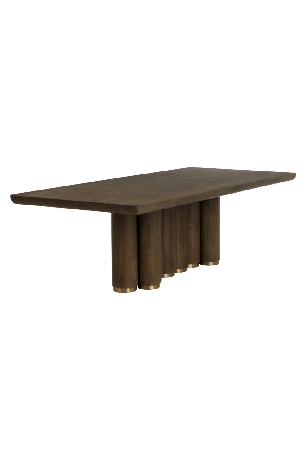 Luxury Rectangular Oak Dining Table Modern Italian Style for Villa