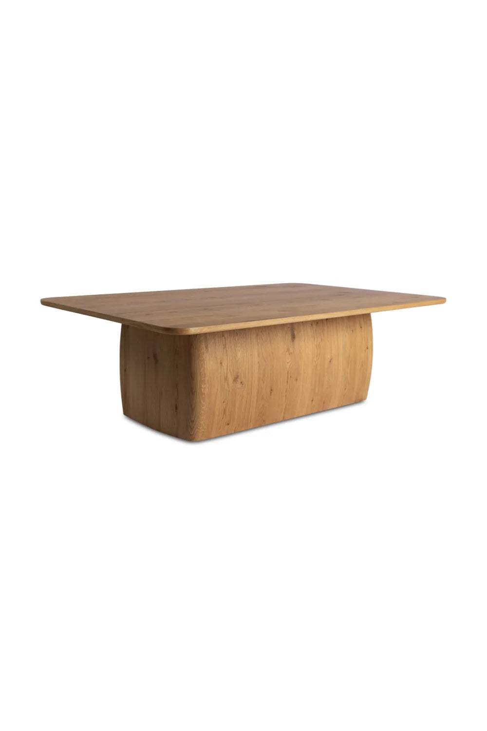 Luxury Rectangular Rustic Oak Coffee Table Modern Italian Style for Villa