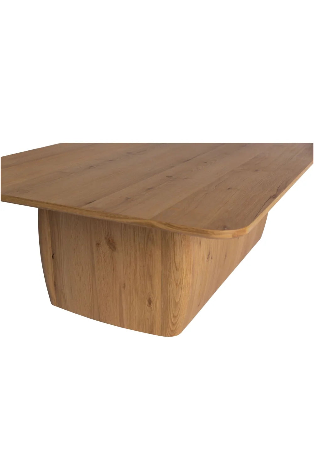 Luxury Rectangular Rustic Oak Coffee Table Modern Italian Style for Villa