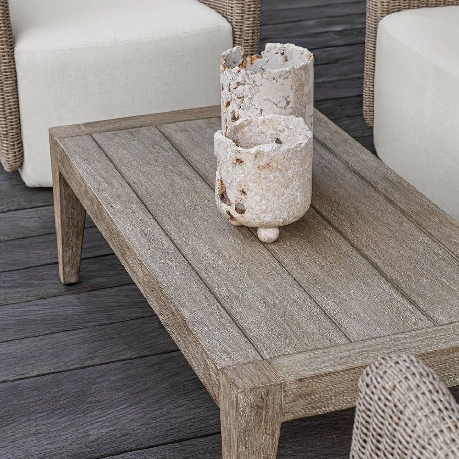 Luxury Rectangular Solid Mahogany Coffee Table Modern Italian Style for Villa