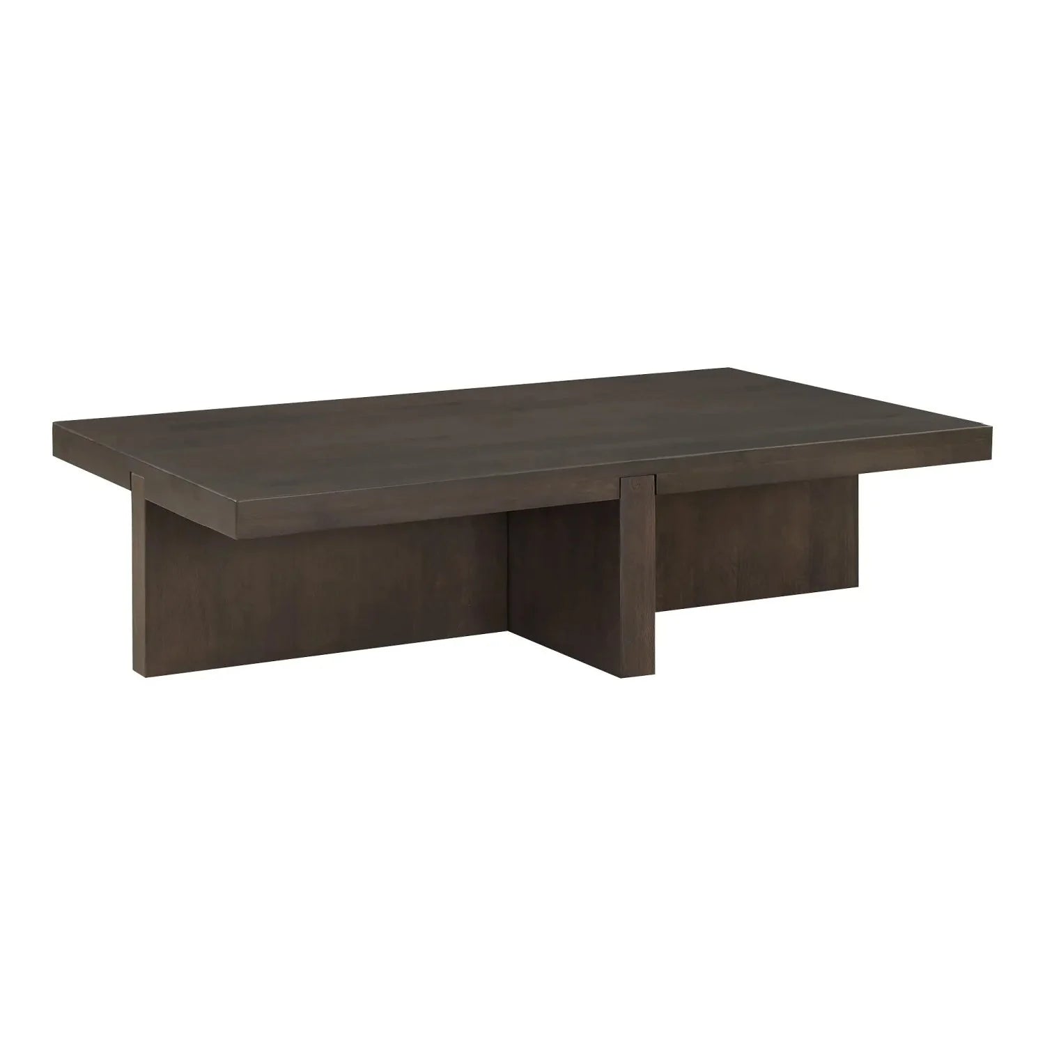 Luxury Rectangular Solid Oak Coffee Table Modern Italian Style for Villa