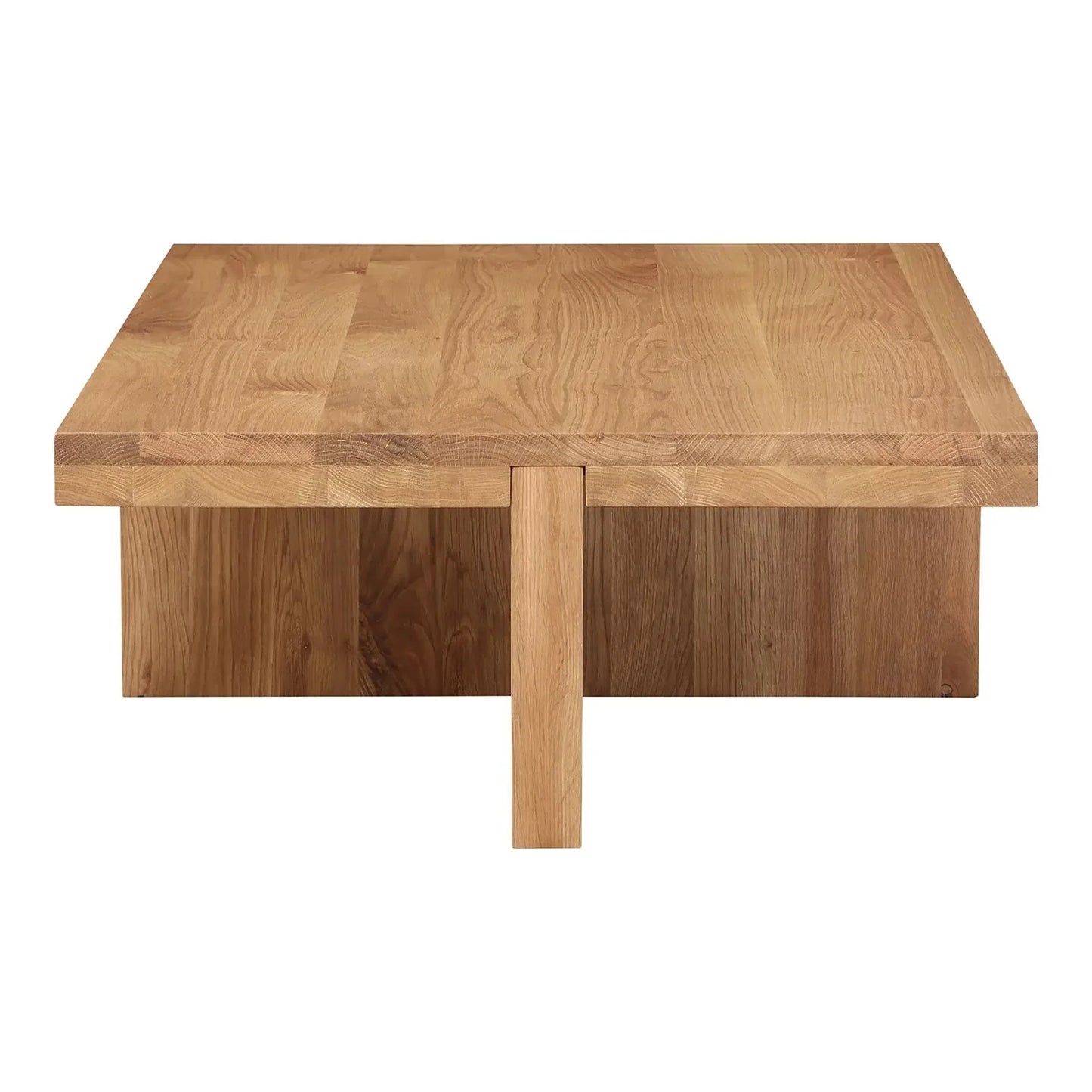 Luxury Rectangular Solid Oak Coffee Table Modern Italian Style for Villa