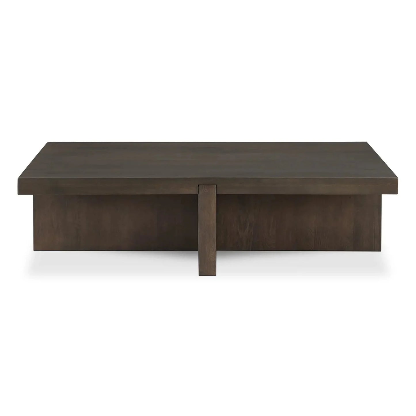 Luxury Rectangular Solid Oak Coffee Table Modern Italian Style for Villa