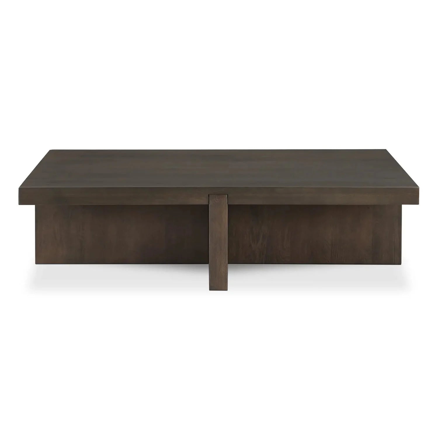 Luxury Rectangular Solid Oak Coffee Table Modern Italian Style for Villa