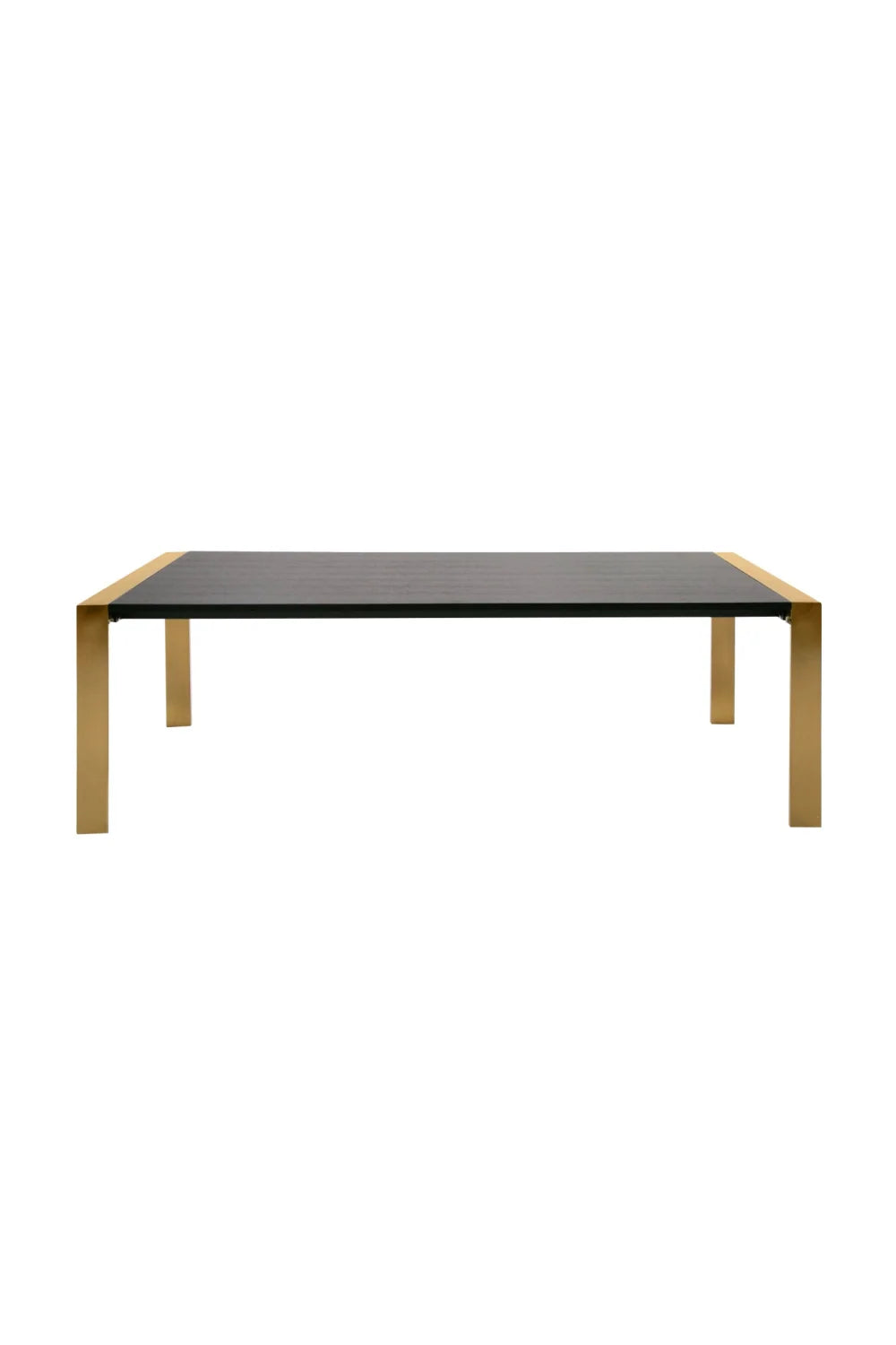 Luxury Rectangular Wenge Veneer Dining Table Modern Italian Style for Villa