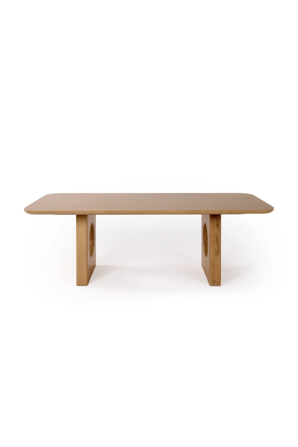 Luxury Rectangular White Oak Dining Table Modern Italian Style for Villa