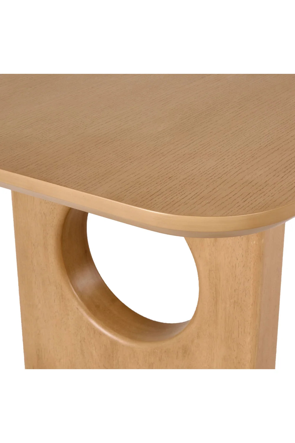 Luxury Rectangular White Oak Dining Table Modern Italian Style for Villa