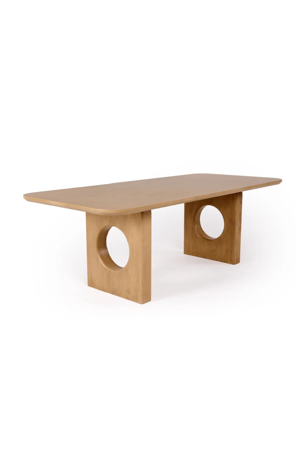 Luxury Rectangular White Oak Dining Table Modern Italian Style for Villa