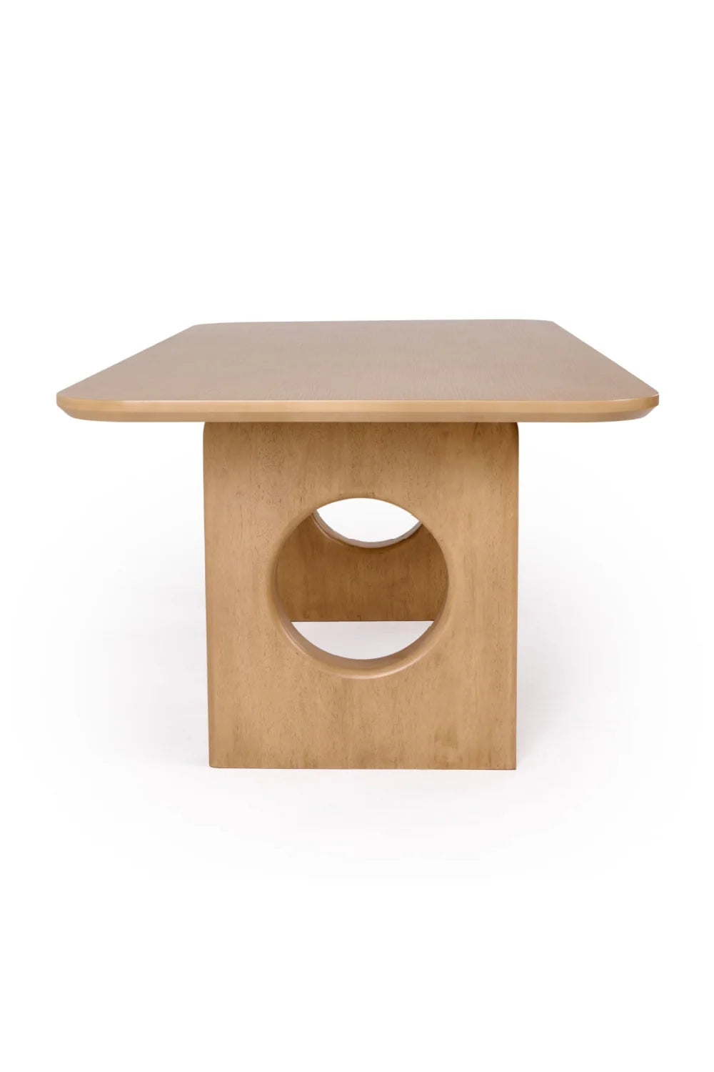 Luxury Rectangular White Oak Dining Table Modern Italian Style for Villa