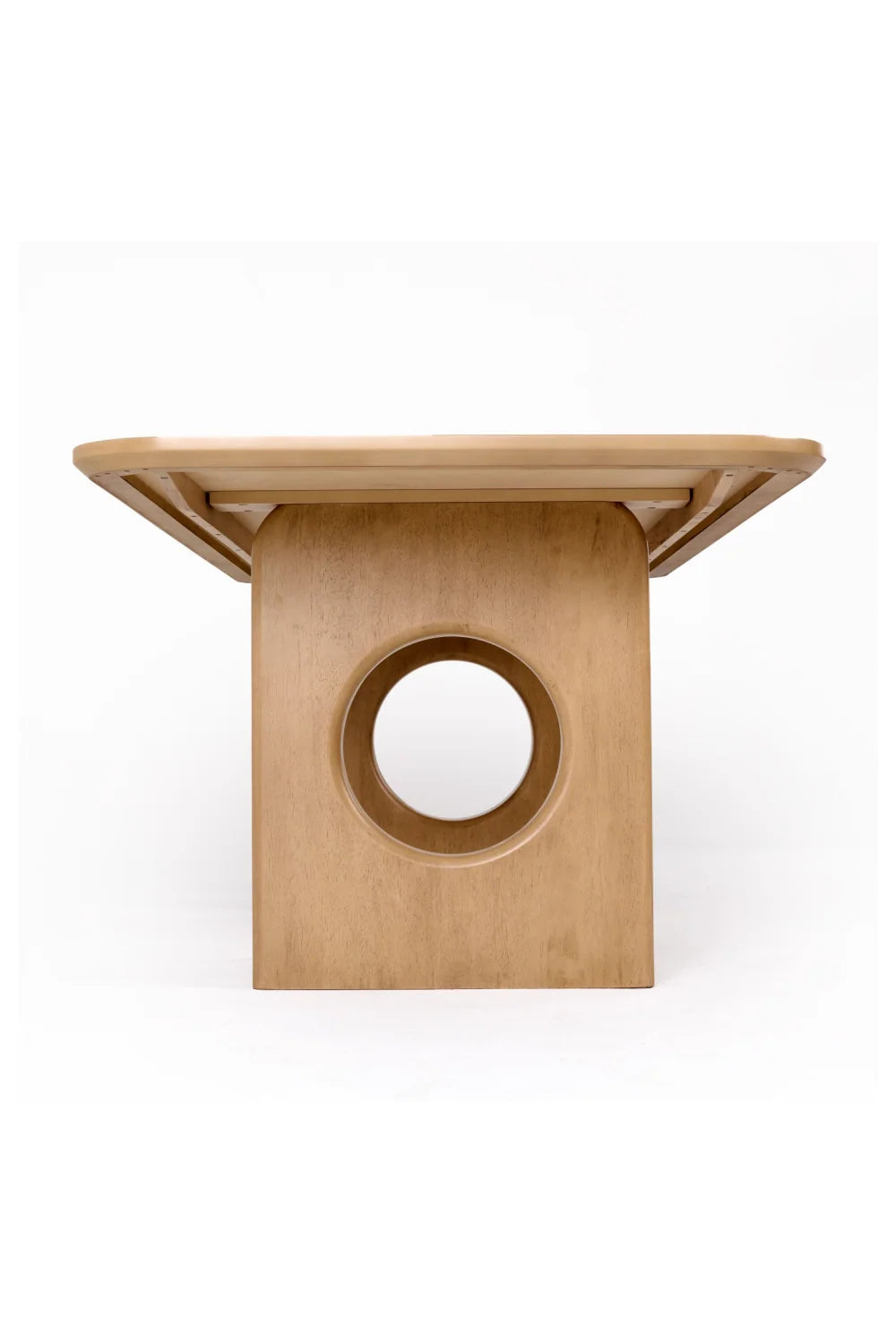 Luxury Rectangular White Oak Dining Table Modern Italian Style for Villa