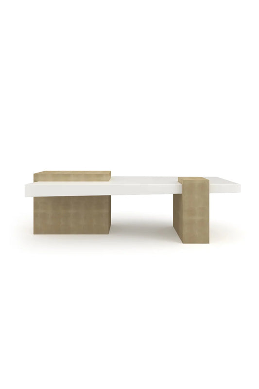 Luxury Rectangular Wooden Coffee Table Modern Italian Style for Villa