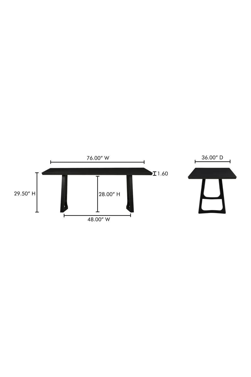 Luxury Rectangular Wooden Dining Table Modern Italian Style for Villa