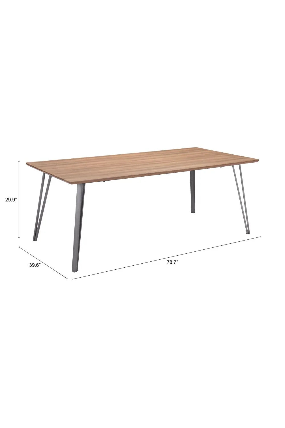 Luxury Rectangular Wooden Dining Table Modern Italian Style for Villa