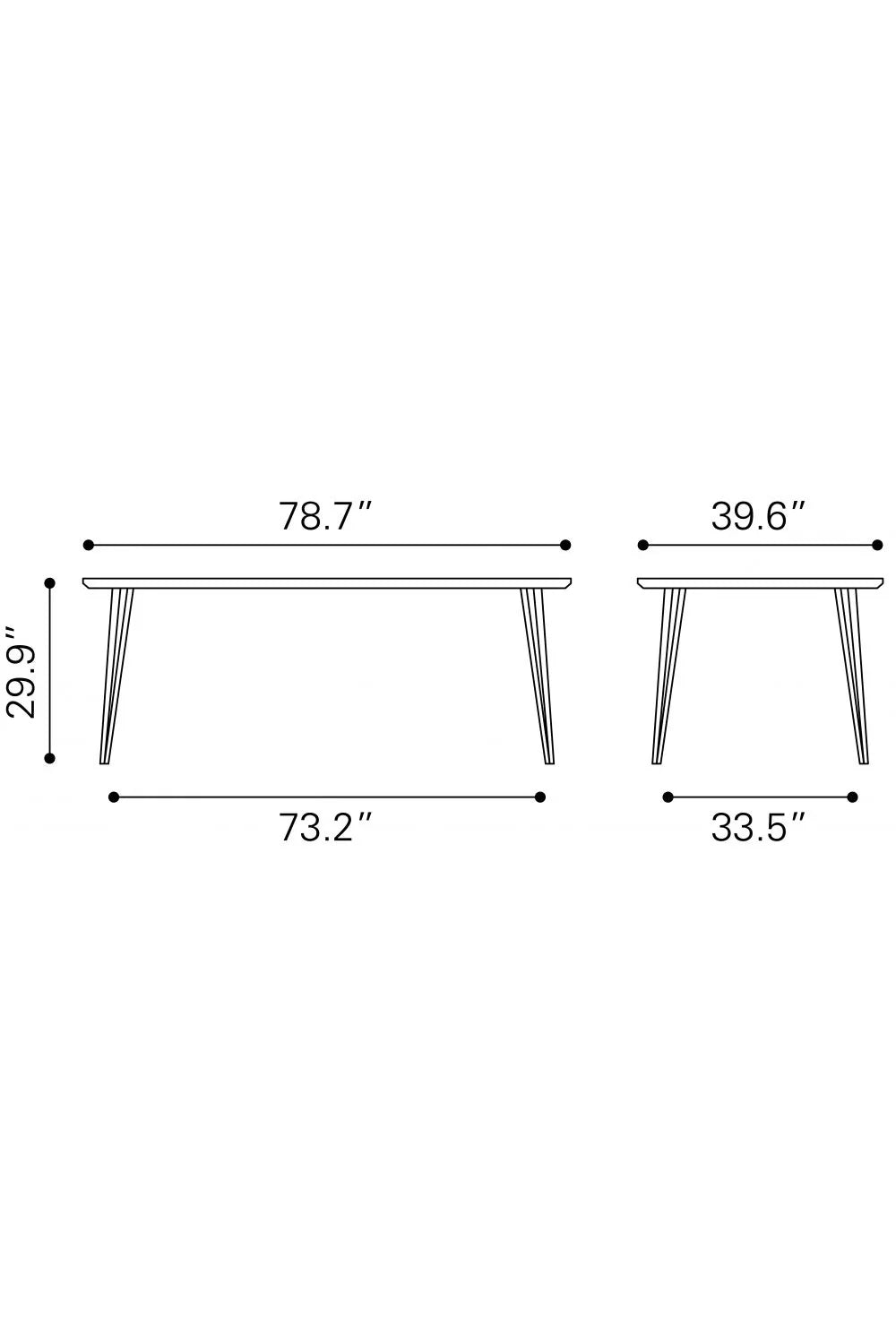 Luxury Rectangular Wooden Dining Table Modern Italian Style for Villa