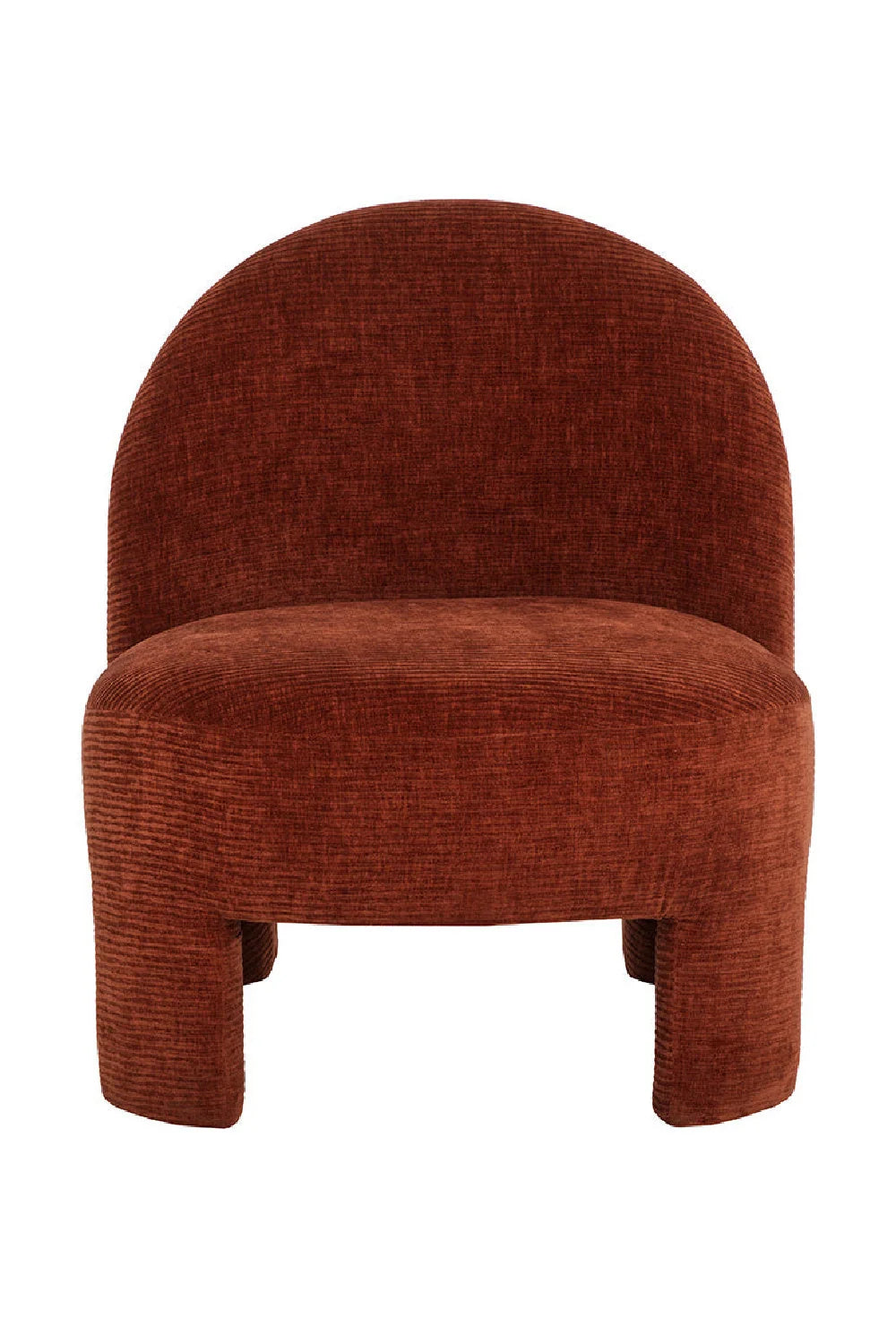 Luxury Red Fabric Lounge Chair Modern Italian Style for Villa