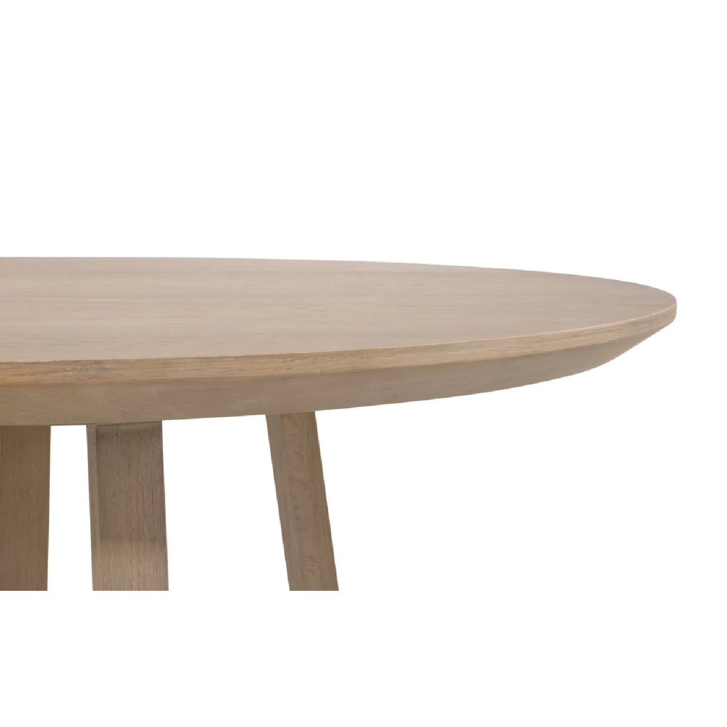 Luxury Reeves Oak Dining Table Modern Italian Style for Villa