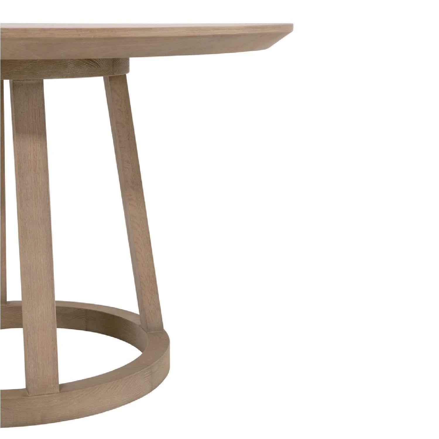 Luxury Reeves Oak Dining Table Modern Italian Style for Villa