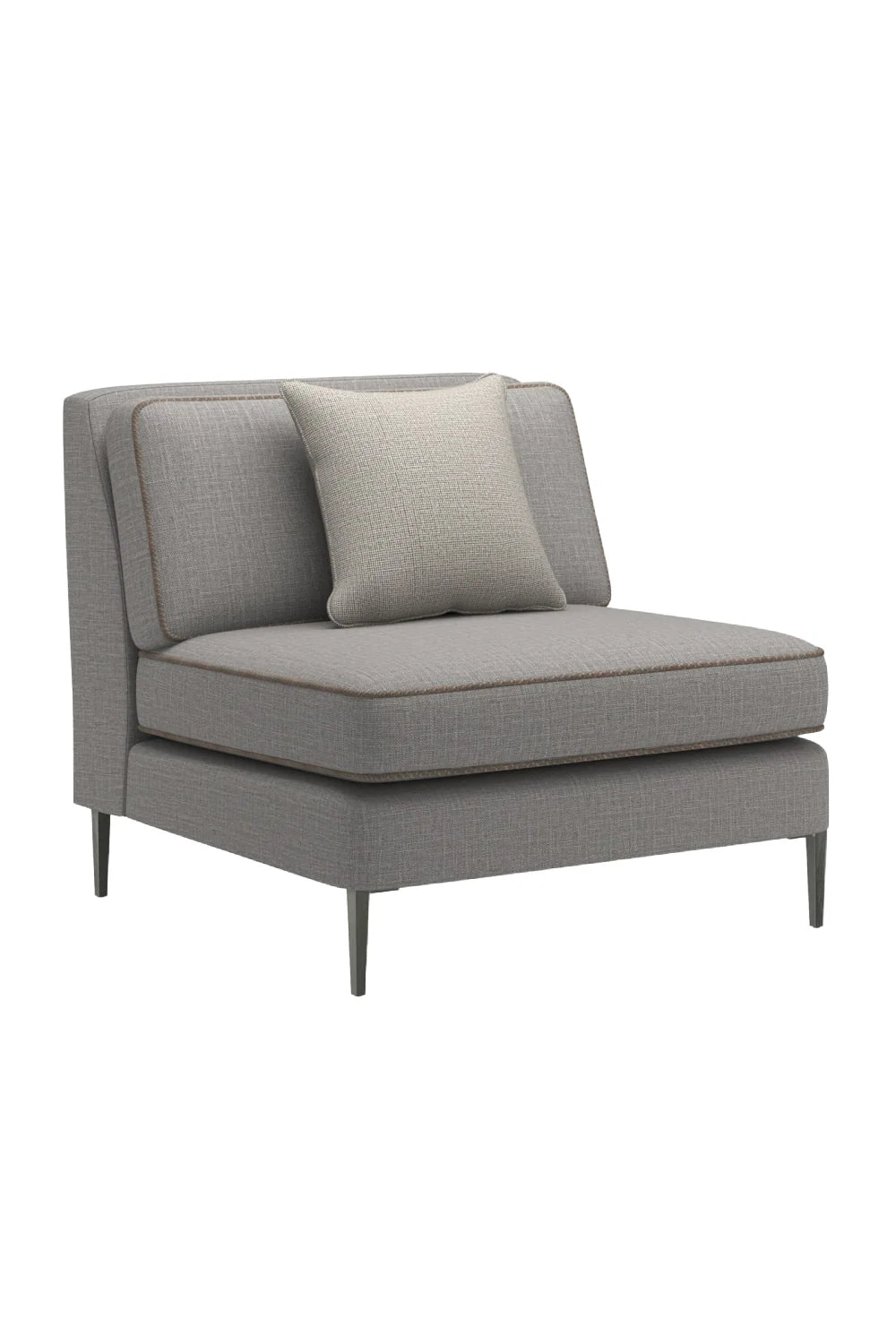 Luxury Remix Gray Wool Fabric Modular Sofa Modern Italian Style for Villa