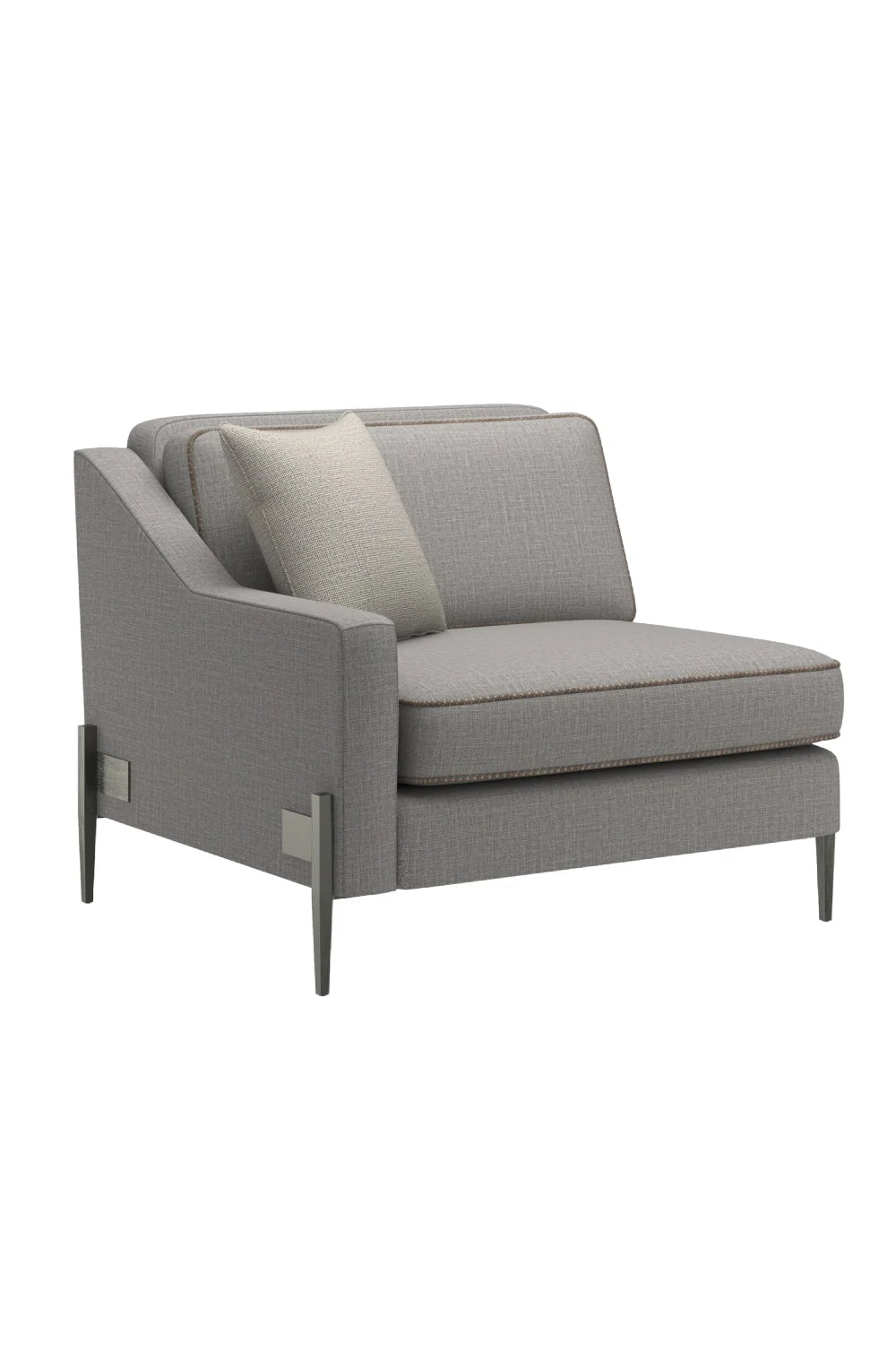 Luxury Remix Gray Wool Fabric Modular Sofa Modern Italian Style for Villa