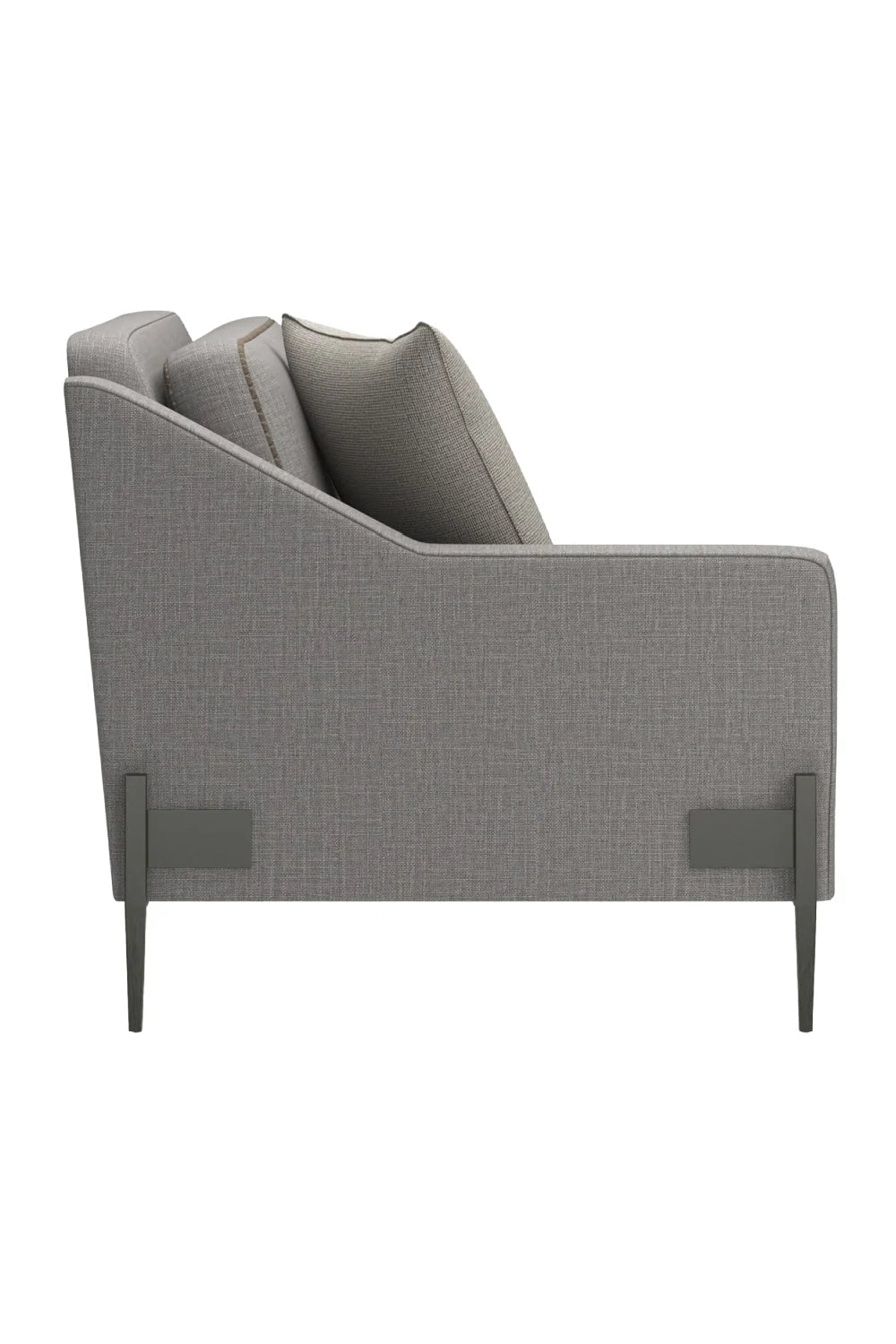 Luxury Remix Gray Wool Fabric Modular Sofa Modern Italian Style for Villa