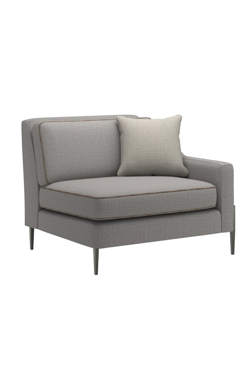 Luxury Remix Gray Wool Fabric Modular Sofa Modern Italian Style for Villa
