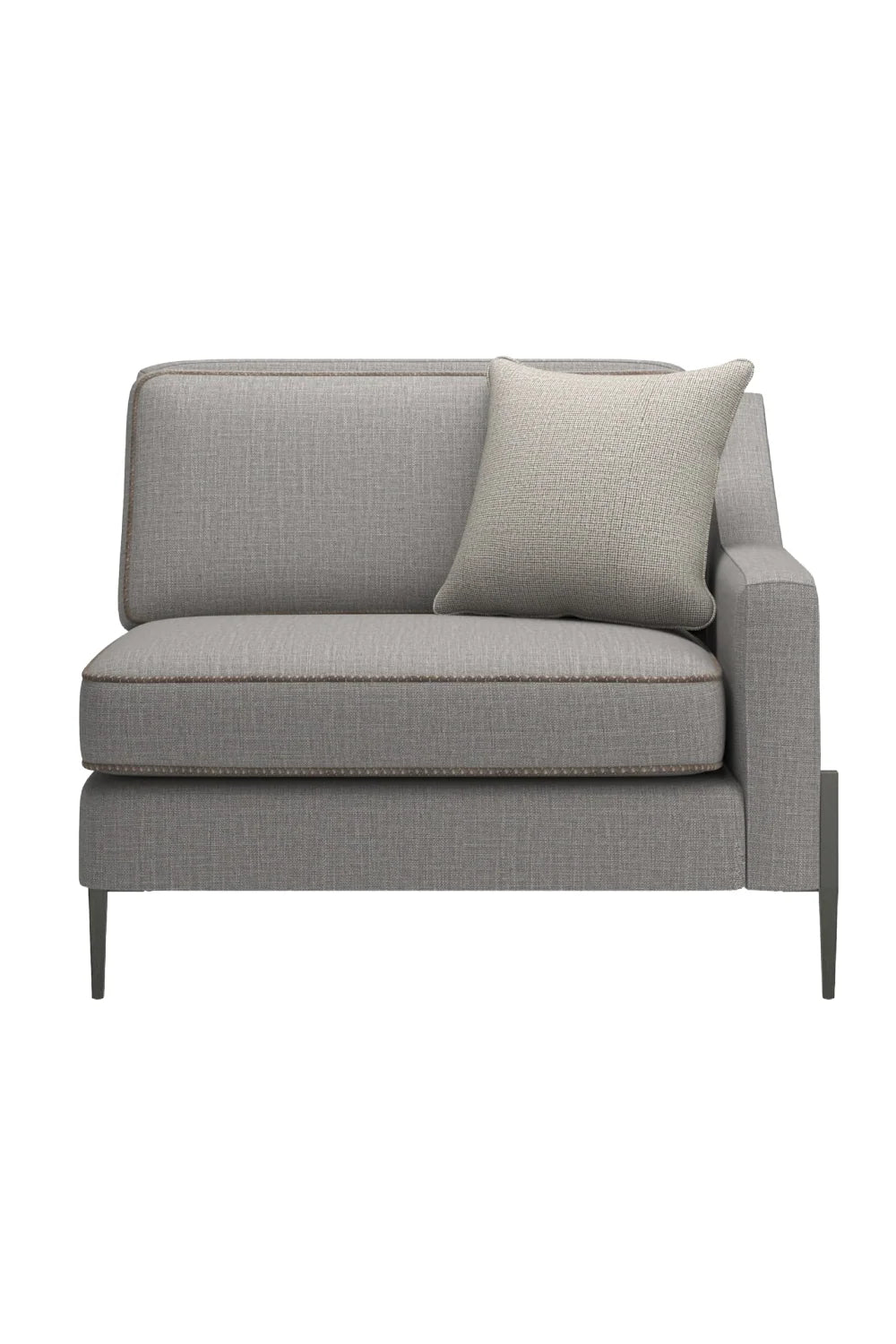 Luxury Remix Gray Wool Fabric Modular Sofa Modern Italian Style for Villa