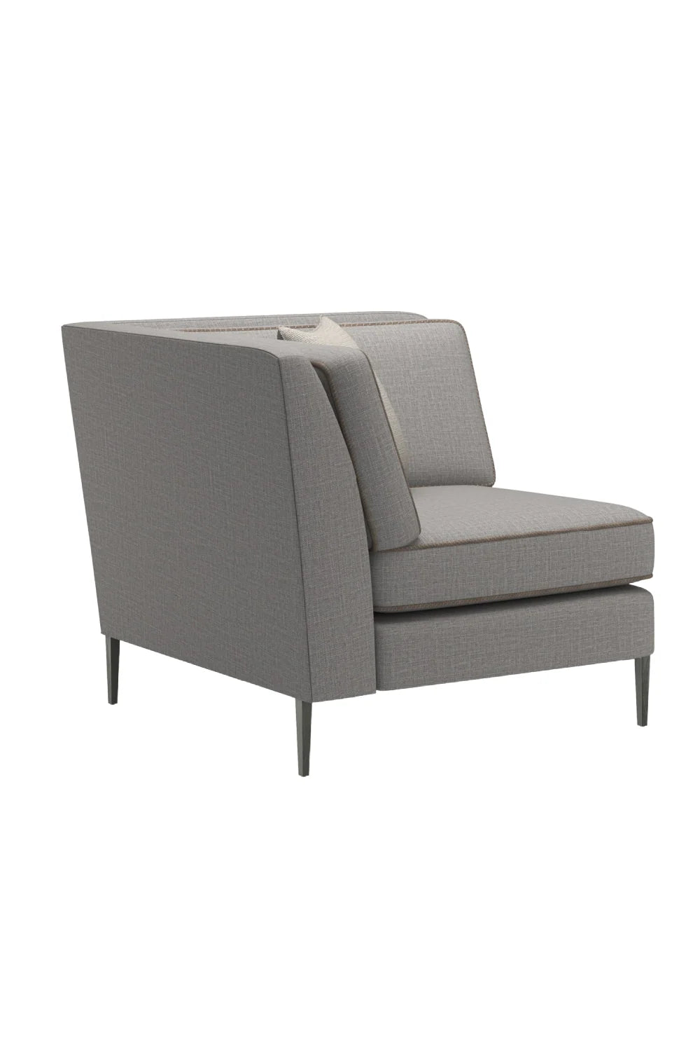 Luxury Remix Gray Wool Fabric Modular Sofa Modern Italian Style for Villa