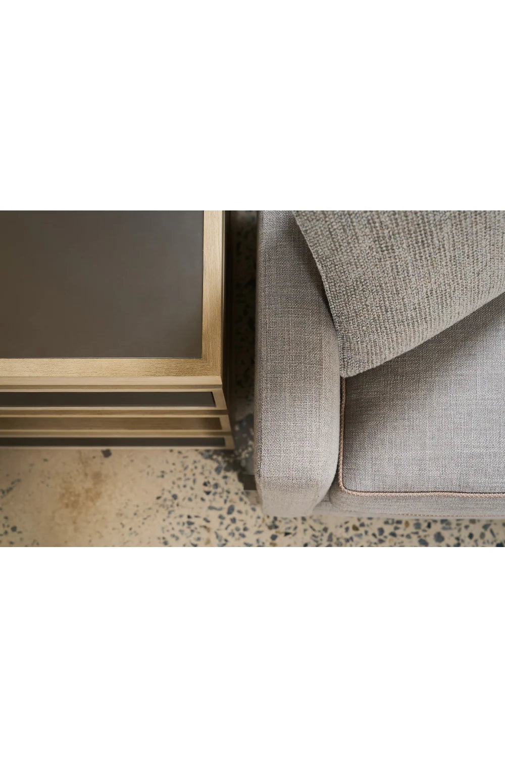 Luxury Remix Wool Blend Sofa Modern Italian Style for Villa