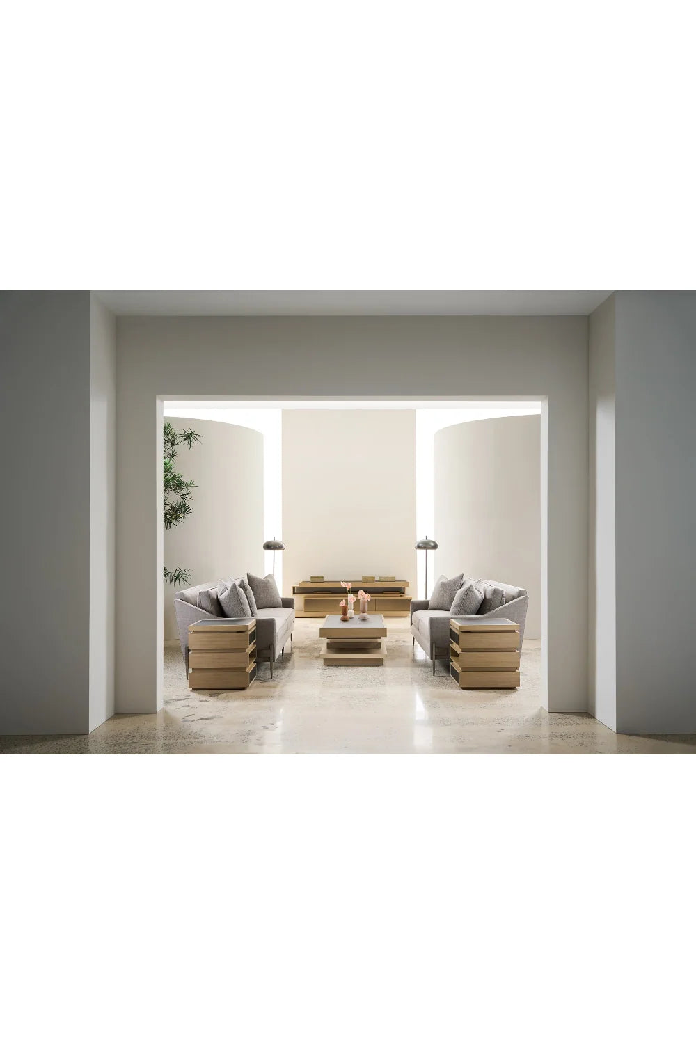 Luxury Remix Wool Blend Sofa Modern Italian Style for Villa