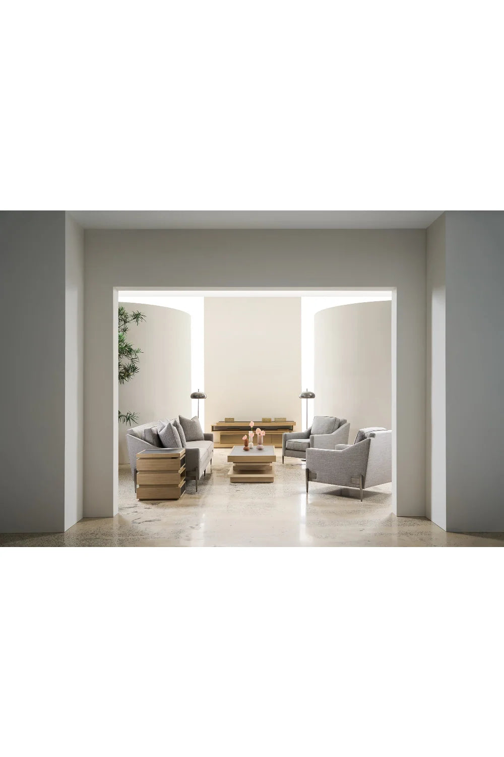 Luxury Remix Wool Blend Sofa Modern Italian Style for Villa