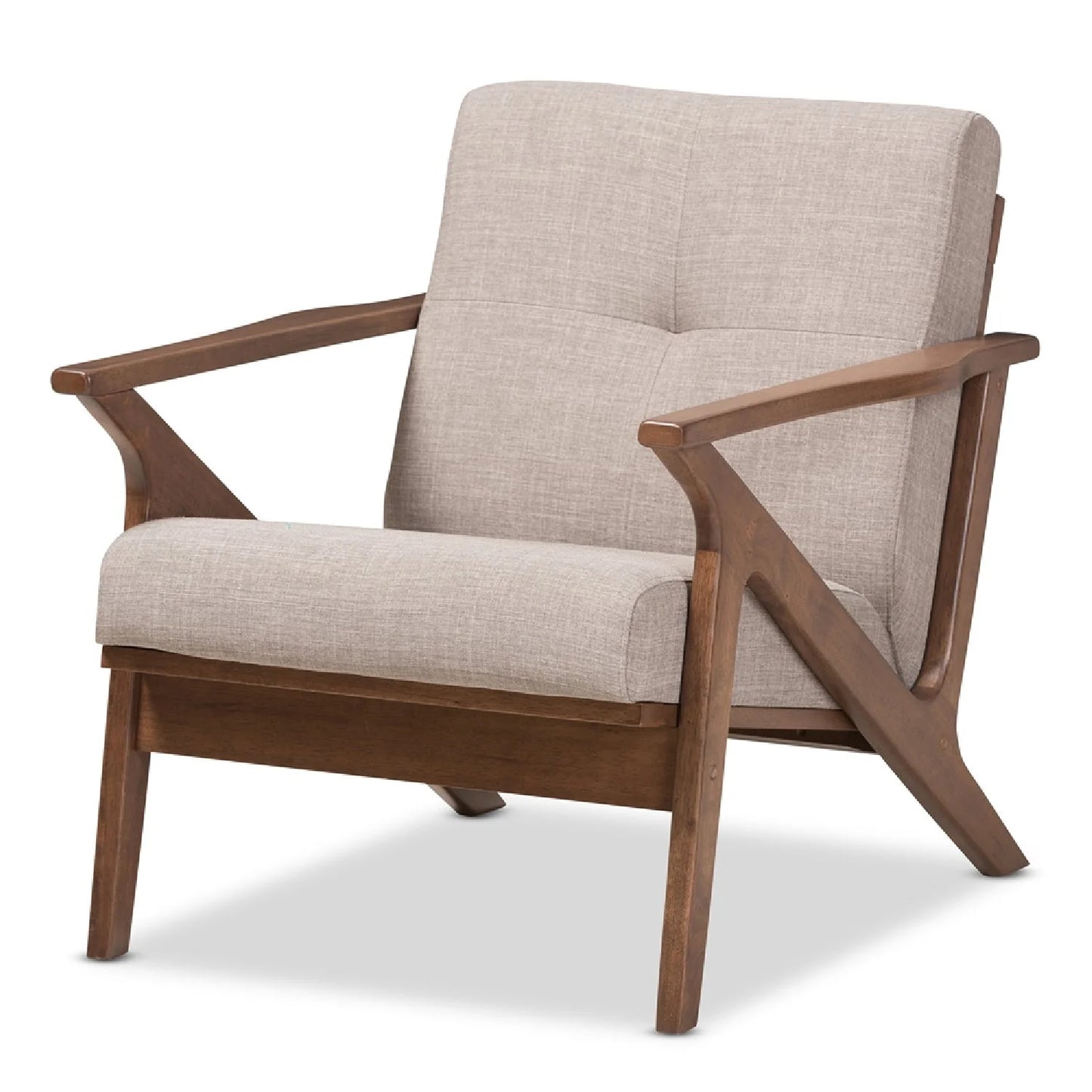 Luxury Retro Padded Lounge Chair Modern Italian Style for Villa
