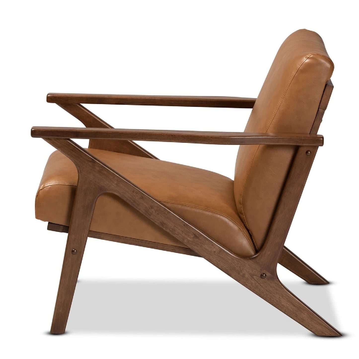 Luxury Retro Padded Lounge Chair Modern Italian Style for Villa